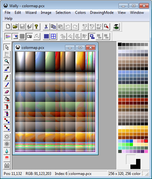 Colormap Pallette